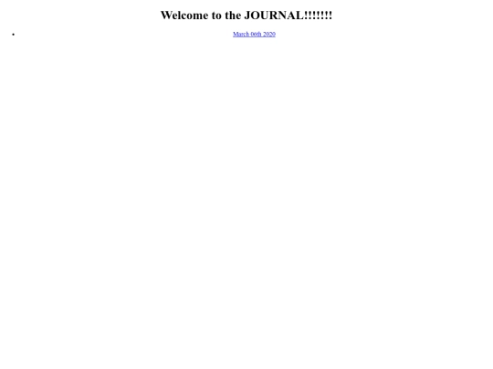 journal/journal screenshot