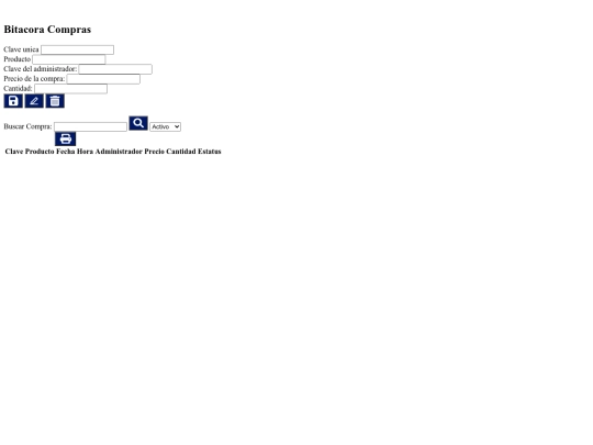 modules/Bitacora_Compra/view_compras screenshot