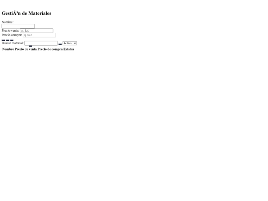 modules/moduloMateriales/view_Materiales screenshot