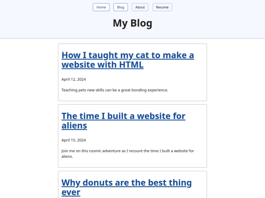 blog screenshot