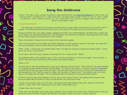blogs/doldrums screenshot