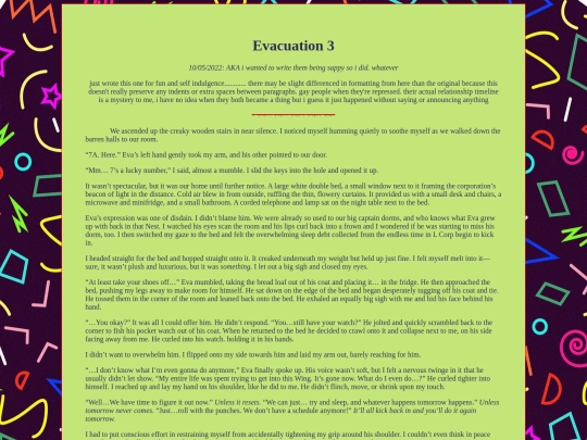 blogs/evac3 screenshot