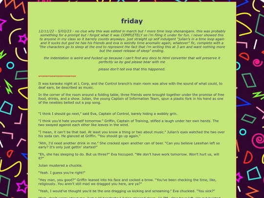 blogs/friday screenshot