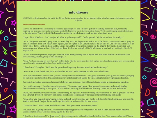blogs/infodisease screenshot