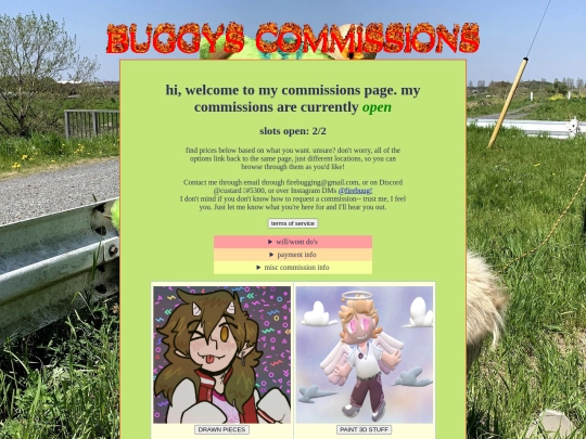 commissions screenshot