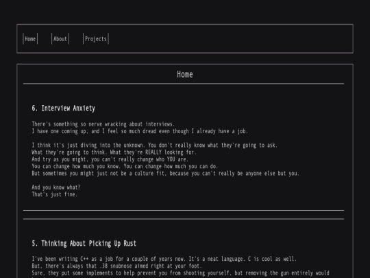 index screenshot