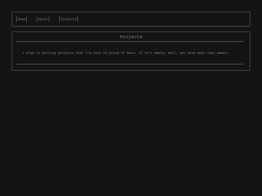 projects screenshot