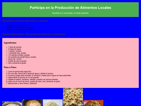 Alimentos screenshot