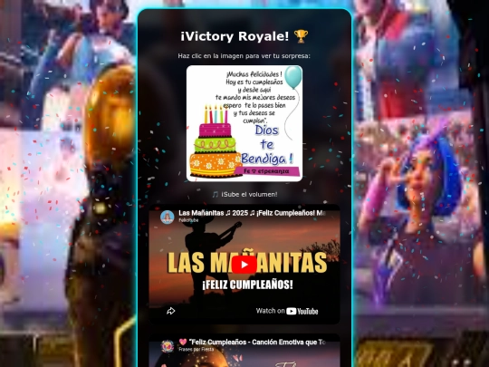Felicitaciones screenshot