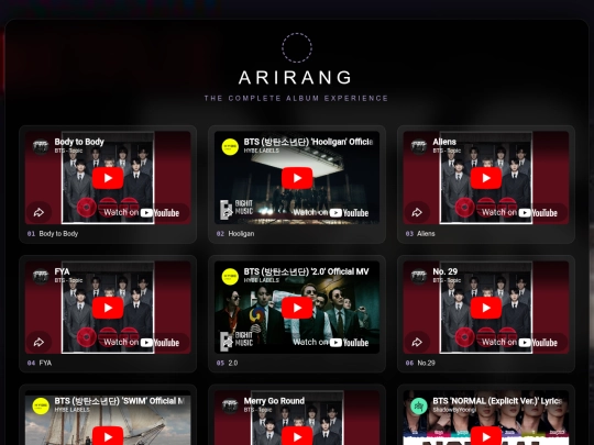 hariganalbumbts screenshot