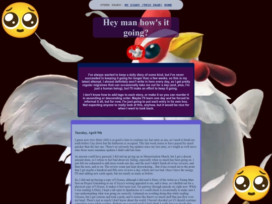 dailydiary screenshot