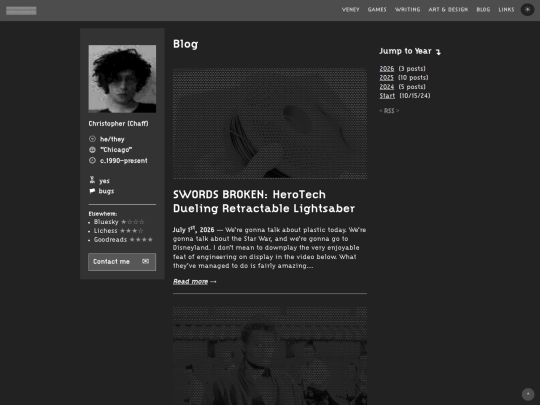 blog screenshot