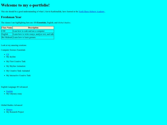 index screenshot