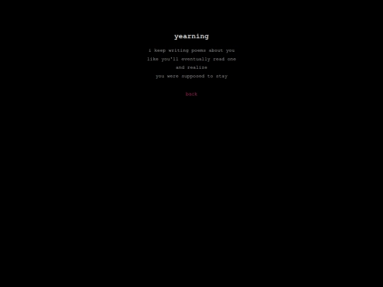 yearning screenshot