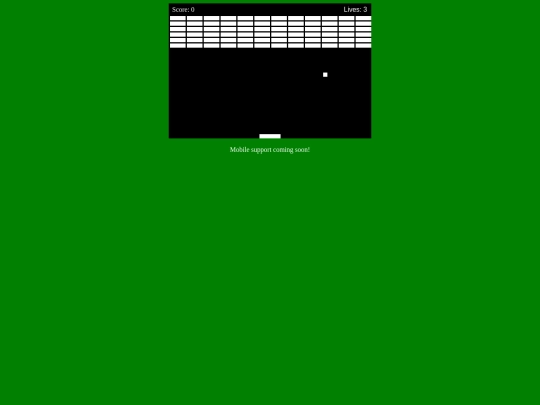 breakout screenshot