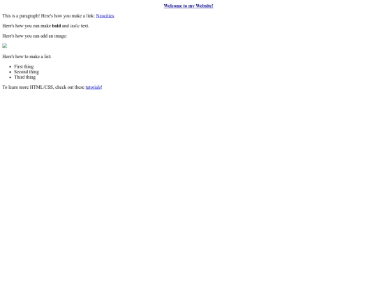 default screenshot