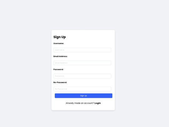 pages/register screenshot