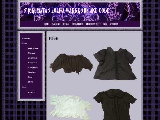 wardrobe/blouses screenshot