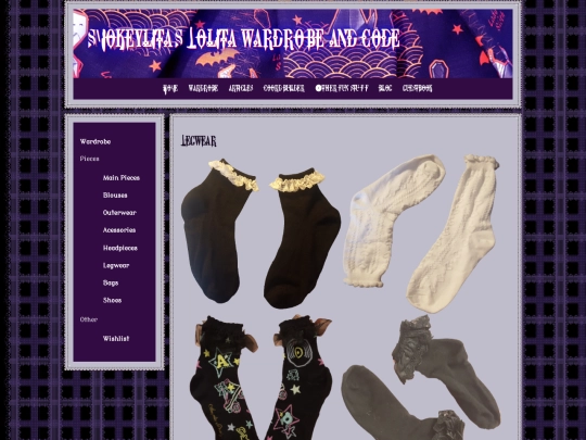 wardrobe/legwear screenshot