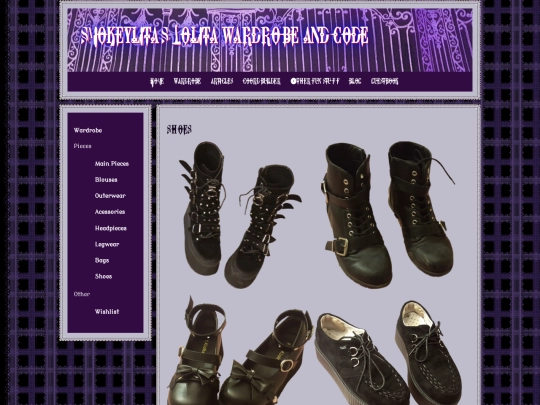 wardrobe/shoes screenshot