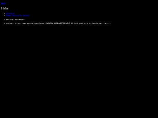links screenshot