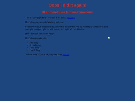 index screenshot