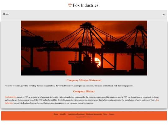 fox_industries/about screenshot