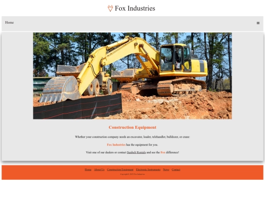 fox_industries/equipment screenshot