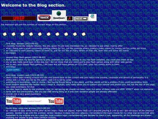 blog screenshot