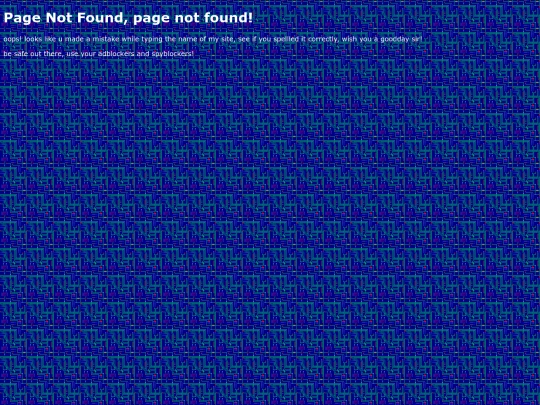 not_found screenshot