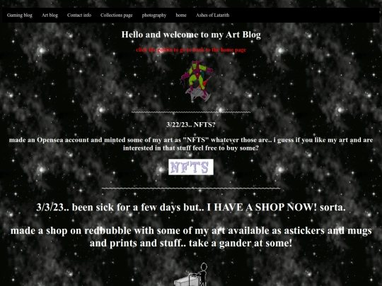 artblog screenshot