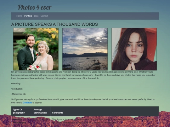 portfolio screenshot