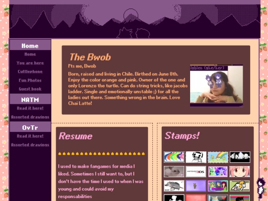 Bwob_page screenshot