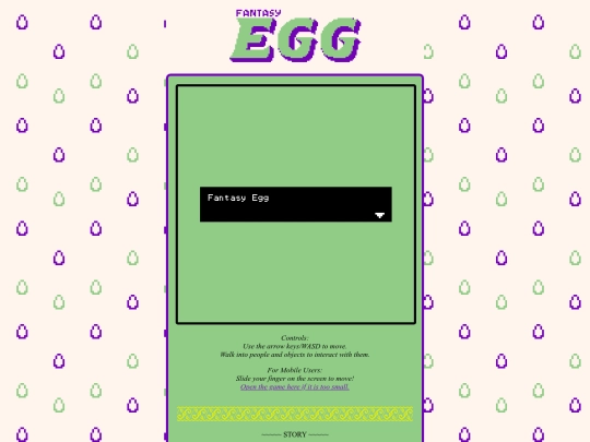 bitsy/fantasyegg screenshot