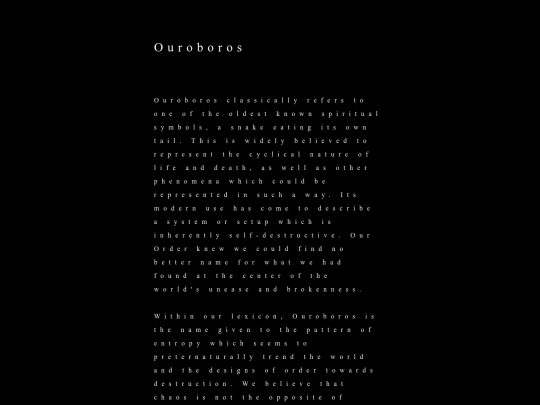 Ouroboros screenshot