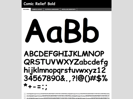 ComicRelief/comicrelief-bold-demo screenshot