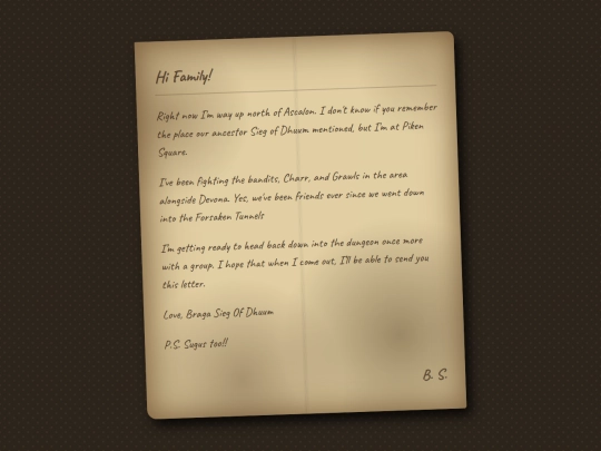 letter1 screenshot
