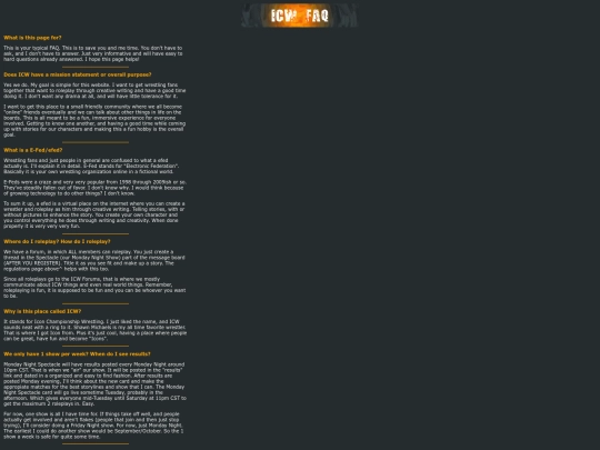 faq screenshot