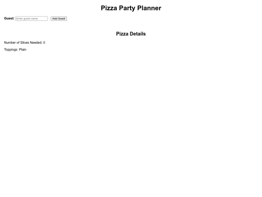 dinnerplans screenshot