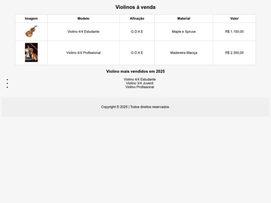 violinos screenshot
