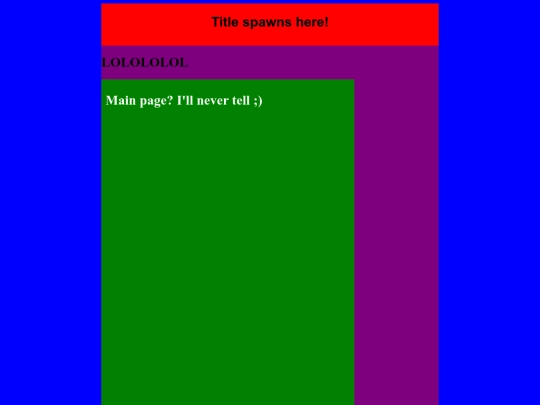 test screenshot