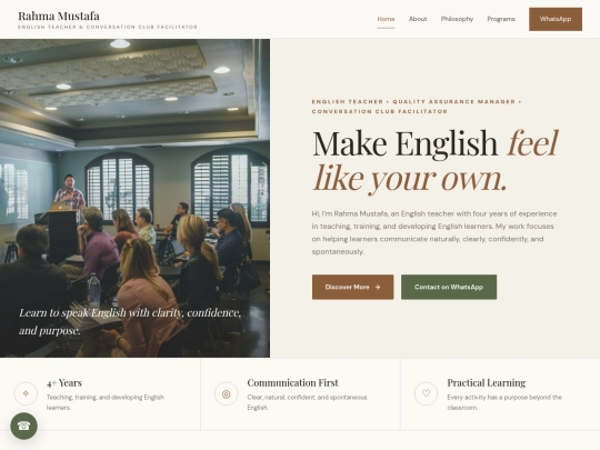 rahmawebsite screenshot
