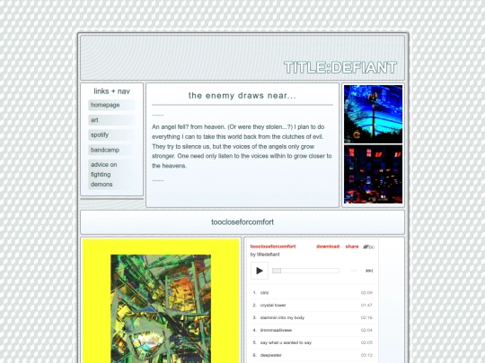 index screenshot