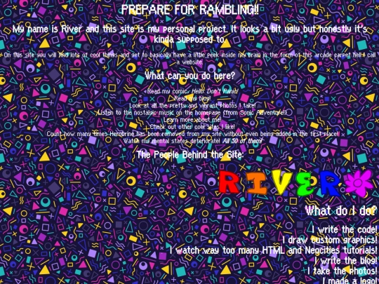 aboutthesite screenshot