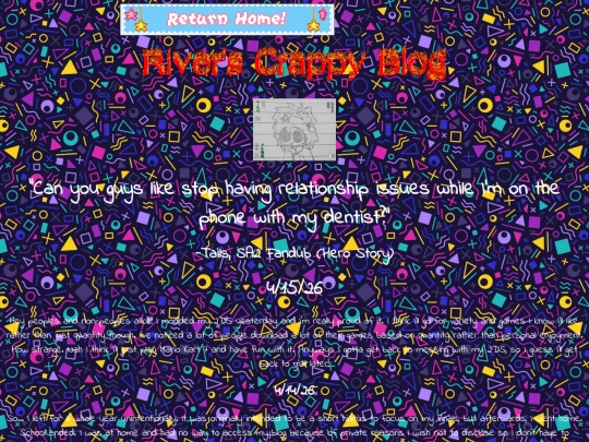 blog screenshot