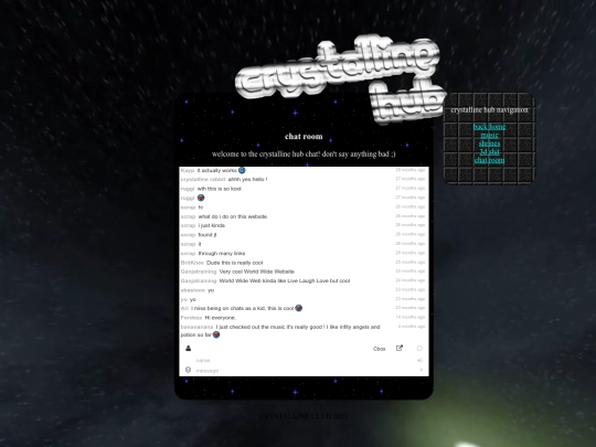 chatroom screenshot
