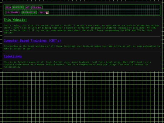 projects/programming screenshot
