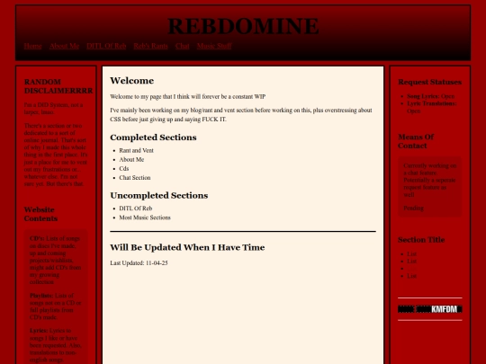 index screenshot