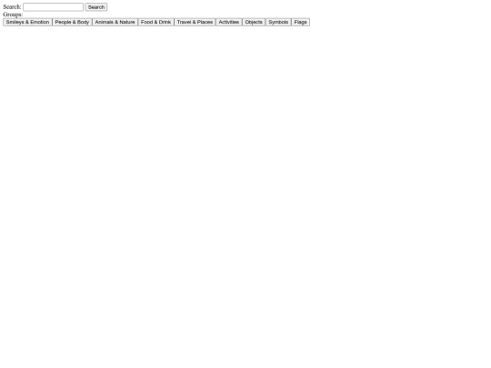 lab/experiments/emojiSearch screenshot