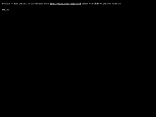 lab/experiments/rssgen screenshot